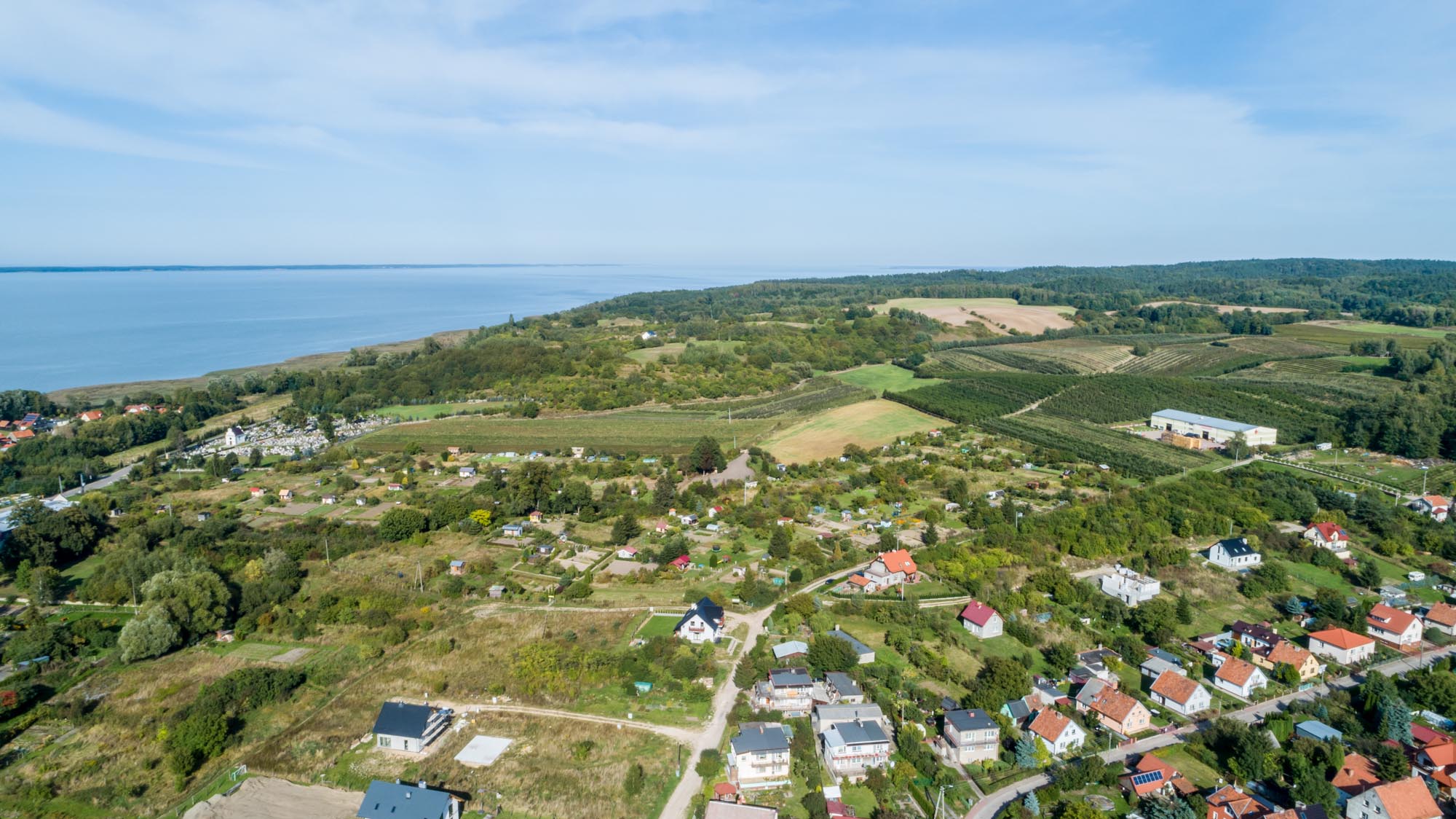 Panorama okolic Tolkmicka od strony wschodniej